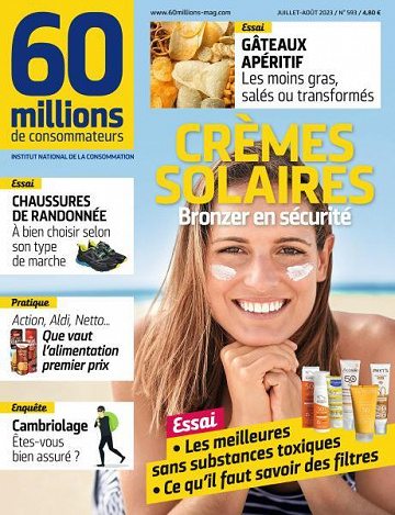 60 Millions de Consommateurs - Juillet-Août 2023
